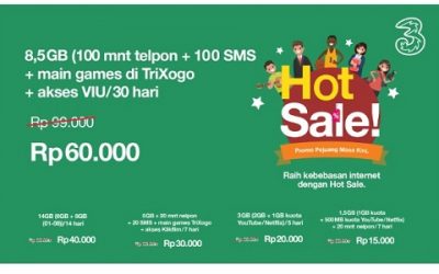 Paket Internet Tri Unlimited 4.8 (198)