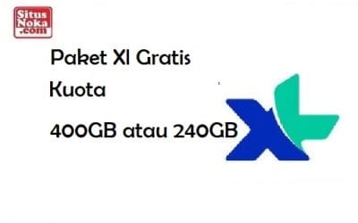 Paket Xl gratis kuota 400GB atau 240GB 4.8 (193)