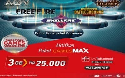 Daftar Harga paket Gamesmax Telkomsel 4.8 (241)