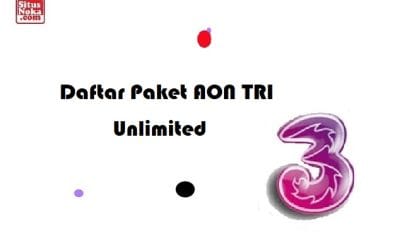 Daftar Paket AON TRI Unlimited