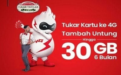 Bonus Kuota Telkomsel 30GB Tukar 4G 0 (0)