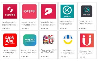 Aplikasi beli pulsa selain Aplikasi Operator ,Aman 4.6 (253)