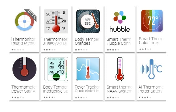 10 Aplikasi pengukur suhu tubuh Hp Android terbaik 2020