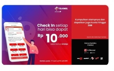Cek Kuota Pulsa dapat Bonus pulsa dan Uang Telkomsel 4.8 (309)