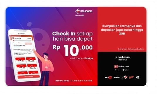 Cek Kuota Pulsa dapat Bonus pulsa dan Uang Telkomsel