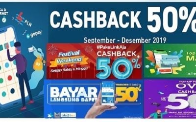 Isi Pulsa Cashback 50 persen  All Provider 4.9 (129)