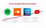 Cara mengatasi Error Google Play Download