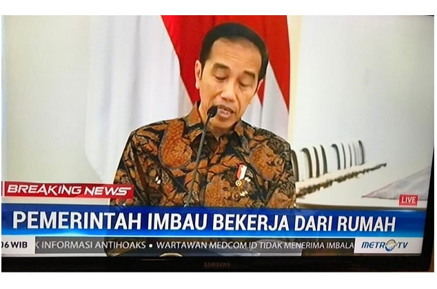 Jokowi terima Aplikasi Belajar di rumah saat Covid 19