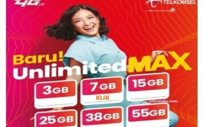Kuota Internet UnlimitedMAX Telkomsel 0 (0)