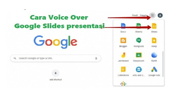 Cara Voice Over Google Slides presentasi