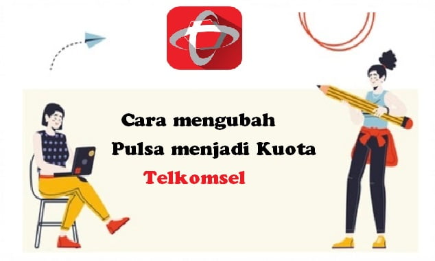 Cara menukar pulsa telkomsel menjadi kuota