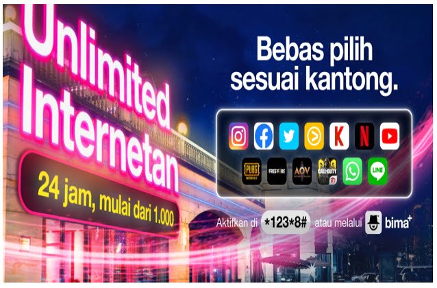 Cara menggunakan Kuota Unlimited Tri