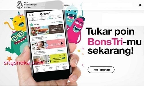 Tukar poin BonsTri dengan kuota pulsa Update