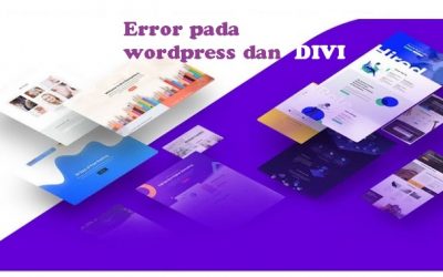 Error pada WordPress dan  DIVI -101 4.8 (145)